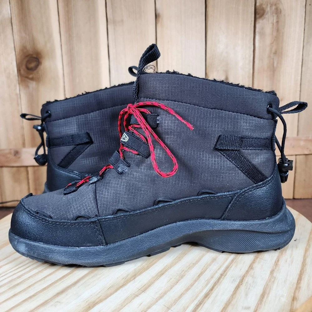 Keen Uneek‎ SNK Boots Womens 7.5 Black Chukka KEEN.DRY Waterproof Winter Snow